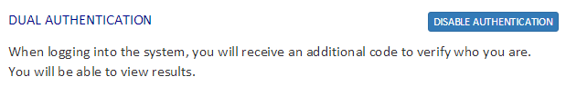 Disable Authentication