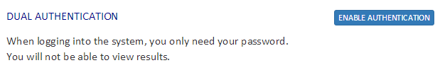Enable Authentication